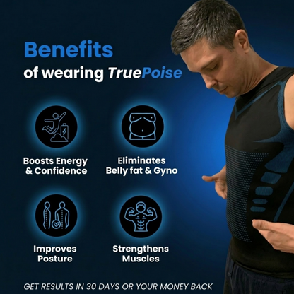 TruePoise | The Confidence Vest for Men — Posture, Shape & Comfort