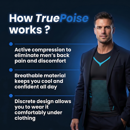 TruePoise | The Confidence Vest for Men — Posture, Shape & Comfort